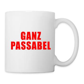 GANZ PASSABEL SPRUCH REALITY TV LOVE COUPLE PAAR - Tasse - Weiß - Rechts