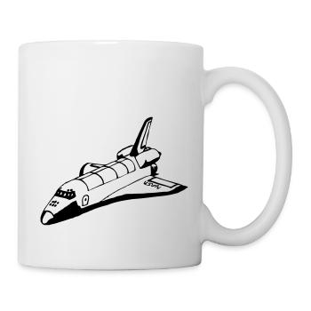 Navette spatiale - Mug blanc - blanc - Droite