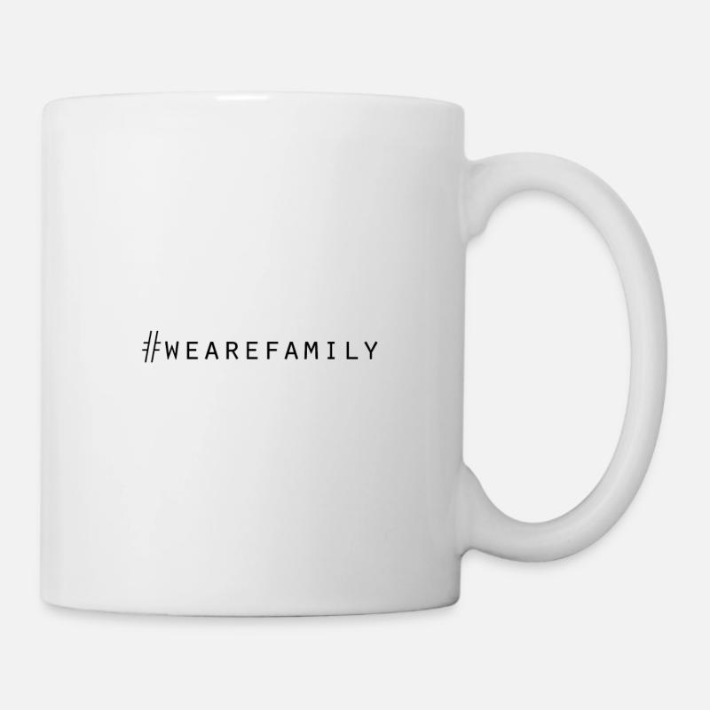 Wir sind eine Familie - Tasse - Weiß