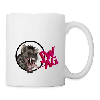 hyena swag - Mug - white - Right