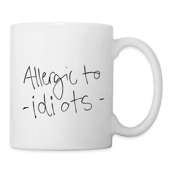 idiots - Mug blanc - blanc - Droite