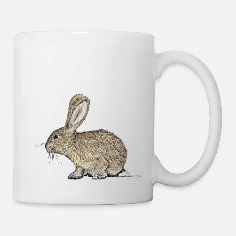 Rabbit / rabbit - Mug - white