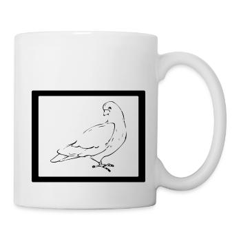 Bird Vogel - Mug blanc - blanc - Droite