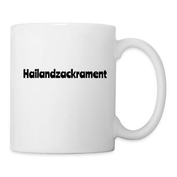 Schwäbisches Sprichwort - Tasse - Weiß - Rechts