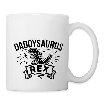 Daddysaurus for dark colors - Mug - white - Right
