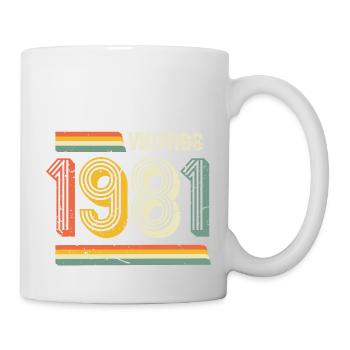 Millésime 1981 - Mug blanc - blanc - Droite