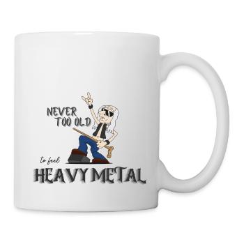 Métal oldie - Mug blanc - blanc - Droite