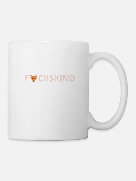 Spruch Fuchskind - Tasse - Weiß