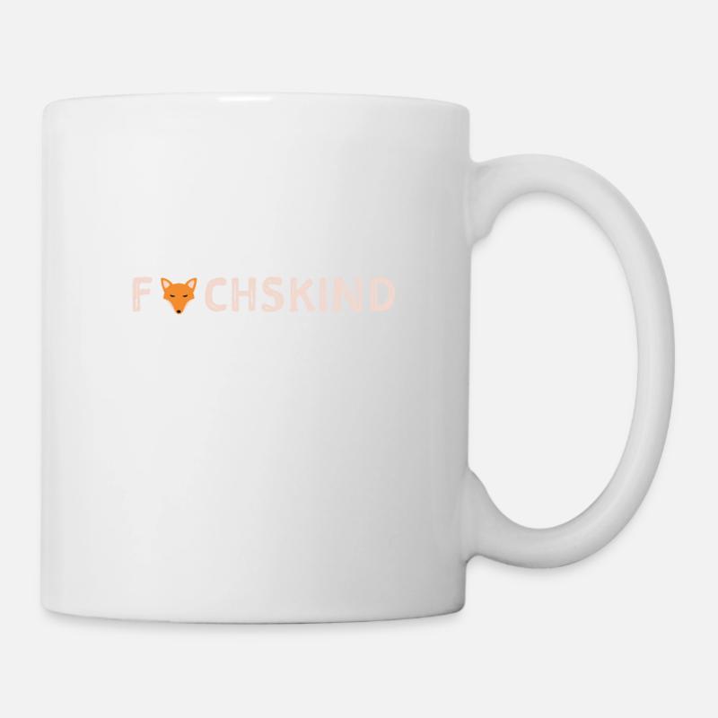 Spruch Fuchskind - Tasse - Weiß