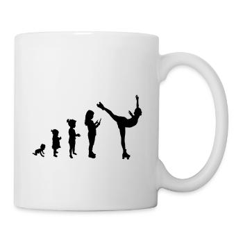 Evolution roller skating 1 - Tasse - Weiß - Rechts