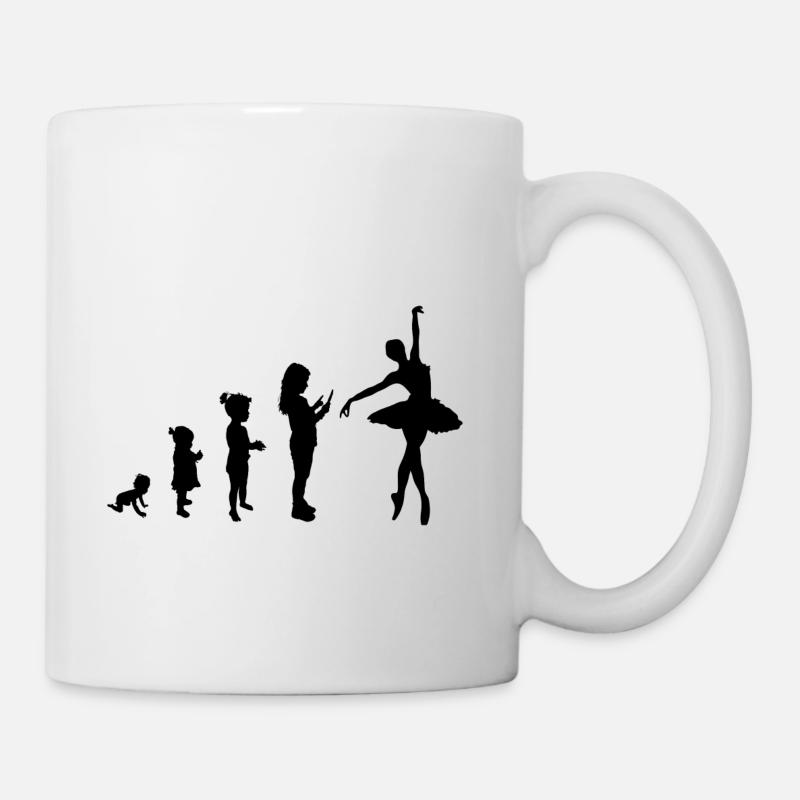 Evolution Ballett 1 - Tasse - Weiß