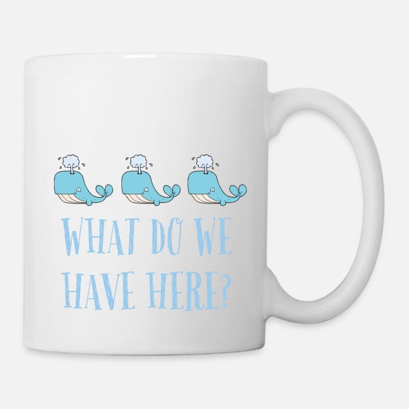 Wal Wal Wal Wal, was haben wir denn hier... - Tasse - Weiß