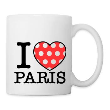Ich liebe Paris | Ich liebe Paris - Tasse - Weiß - Rechts