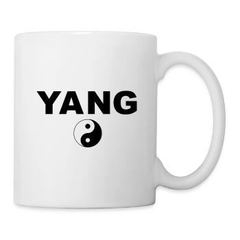 Yin Yang couple couples de partenaire costume costume - Mug blanc - blanc - Droite