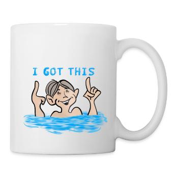 J’ai ça. Cours de natation, natation, natation - Mug blanc - blanc - Droite
