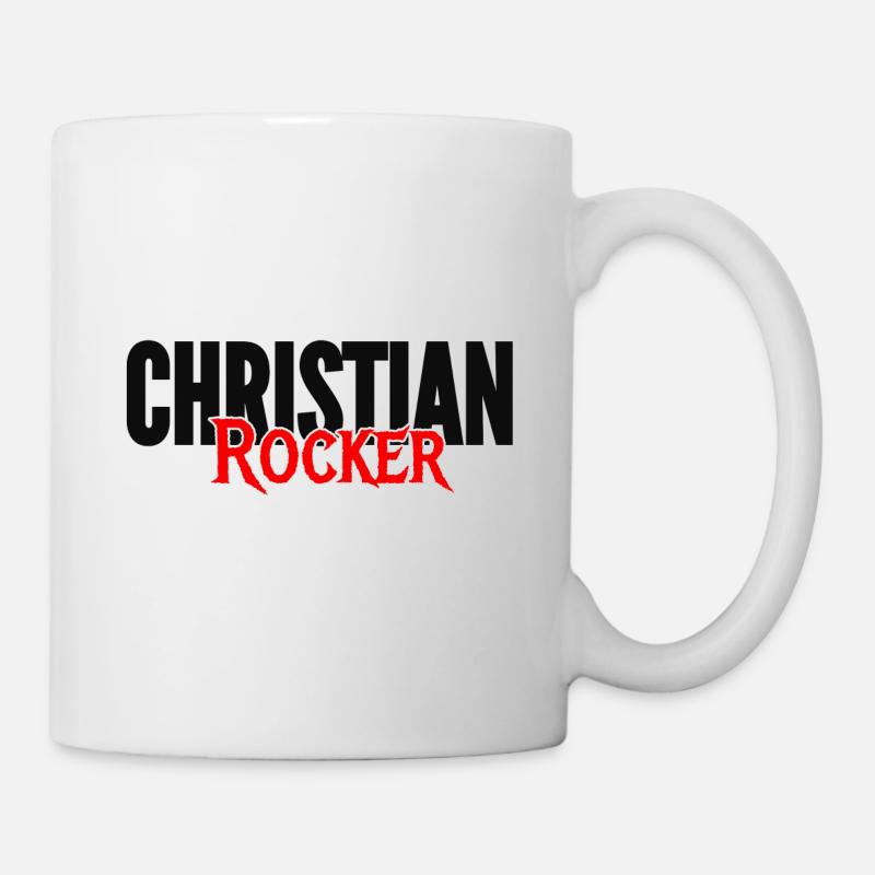 Christlicher Rocker - Tasse - Weiß