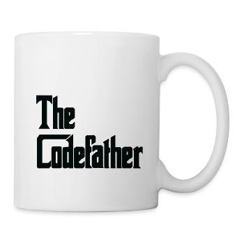 The codefather mafia lustig - Tasse - Weiß - Rechts