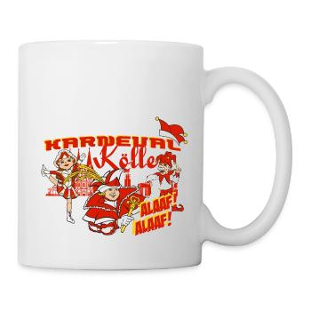 Carnaval à Kölle - Kölle alaaf Kölle alaaf - Mug blanc - blanc - Droite