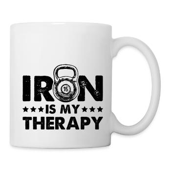 Iron Gym Fitness Hantel Therapie - Tasse - Weiß - Rechts