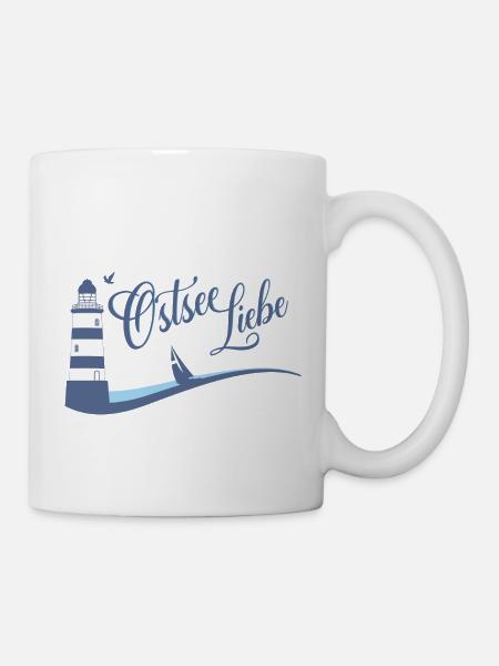 Ostsee Liebe - Tasse - Weiß