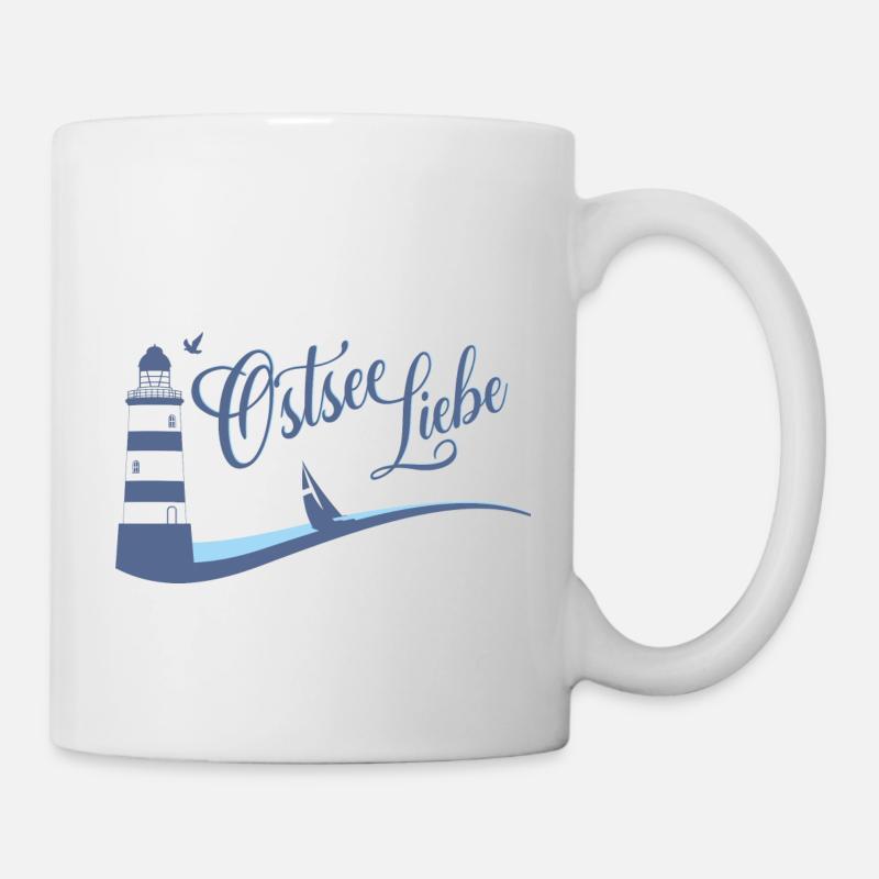 Ostsee Liebe - Tasse - Weiß