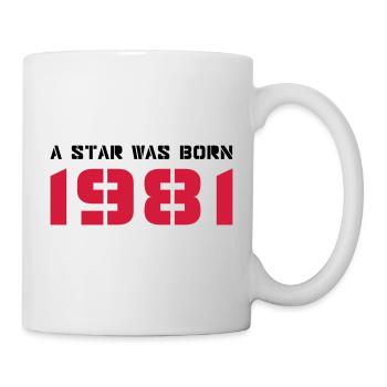 Birth Year Born In - Made in 1981 - Mug - white - Right