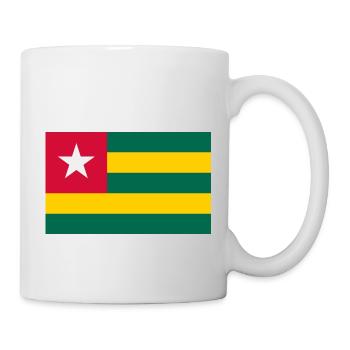 Togo flag - Tasse - Weiß - Rechts