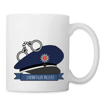 Polizist - Tasse - Weiß - Rechts