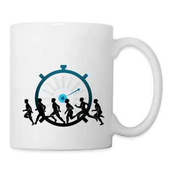 Race against the clock - Mug - white - Right
