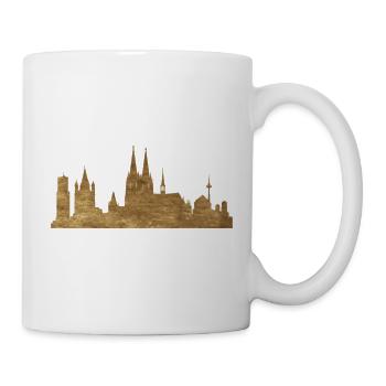 Cologne City Cologne Cathedral City of Cologne Skyline - Mug - white - Right