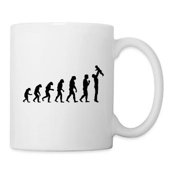 Homme papa cadeau père fête des pères - Mug blanc - blanc - Droite