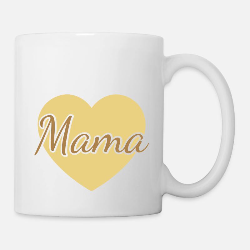 mama herz 01 - Tasse - Weiß