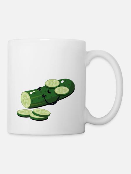 concombre - Mug blanc - blanc