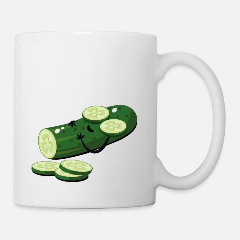 concombre - Mug blanc - blanc