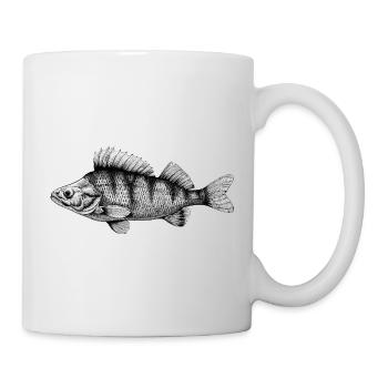 Barsch - Tasse - Weiß - Rechts