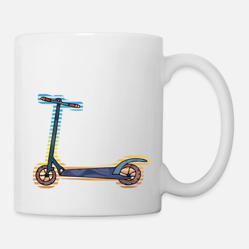 Scooter - Tasse - Weiß