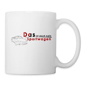 Das ist doch kein Sportwagen Variante 1 - Tasse - Weiß - Rechts