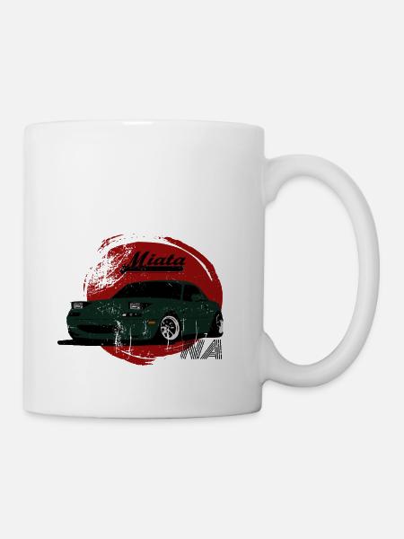 MIATA MX5 VINTAGE NA MK1 - Mug blanc - blanc