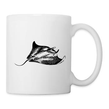 Manta Rochen Sealife - Mug blanc - blanc - Droite