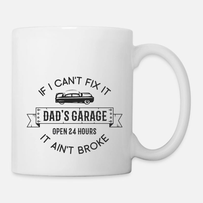Dad's Garage - Mug - white