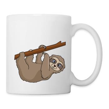 Sloth cartoon - Mug - white - Right