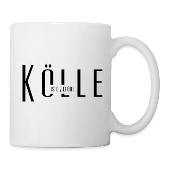 Kölle es e Jeföhl - Tasse - Weiß - Rechts