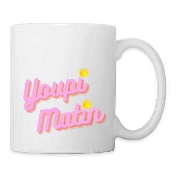 youpi matin - Mug blanc - blanc - Droite