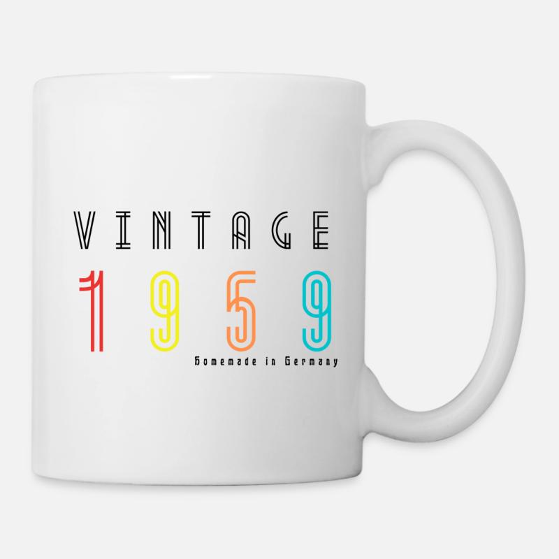 1959 Geburtstag Made in Germany Vintage, retro. - Tasse - Weiß