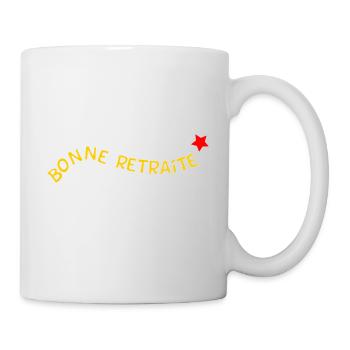 RETRAITE. BONNE RETRAITE. JOYEUSE RETRAITE - Mug blanc - blanc - Droite