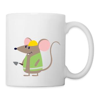 Mouse Worker - Mug - white - Right