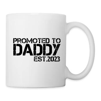 Brfördert zum Daddy 2023 - Tasse - Weiß - Rechts