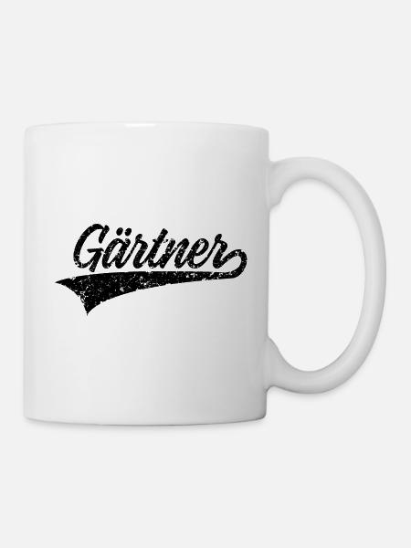 GÄRTNER GARTEN - Tasse - Weiß