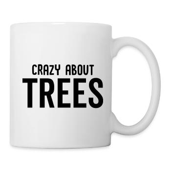 Crazy About Trees - Mug - white - Right