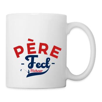 Père Fect pêcheur Cadeau Papa pêcheur drôles - Mug blanc - blanc - Droite